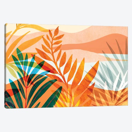 Summer Rainforest Canvas Print #MTP207} by Modern Tropical Art Print