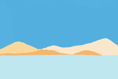 View From The Sea by Modern Tropical framed wall art