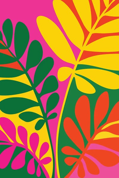 Bright Botanic by Modern Tropical framed wall art