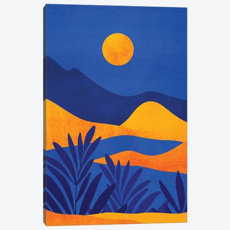 Moonrise Mountains Canvas Print #MTP219} by Modern Tropical Canvas Print