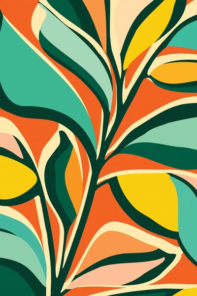 Garden Festival by Modern Tropical multi panel art