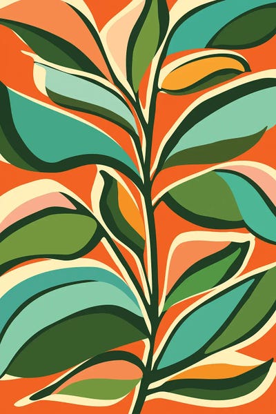 Thankful Garden by Modern Tropical framed wall art