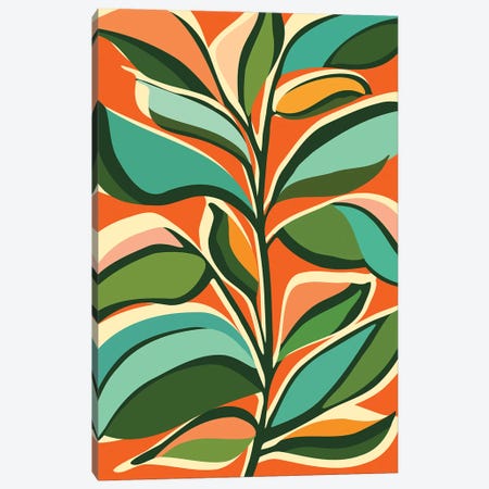 Thankful Garden Canvas Print #MTP238} by Modern Tropical Art Print