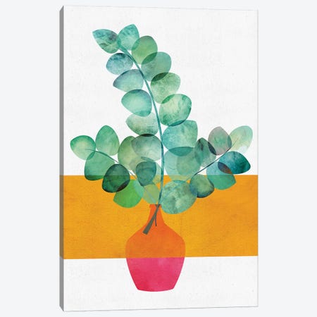 Eucalyptus And Sunshine Canvas Print #MTP23} by Modern Tropical Canvas Art