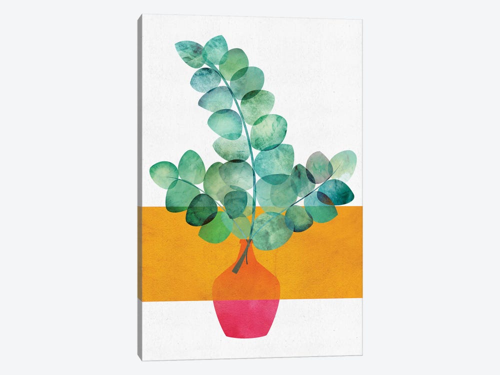 Eucalyptus And Sunshine by Modern Tropical 1-piece Canvas Print