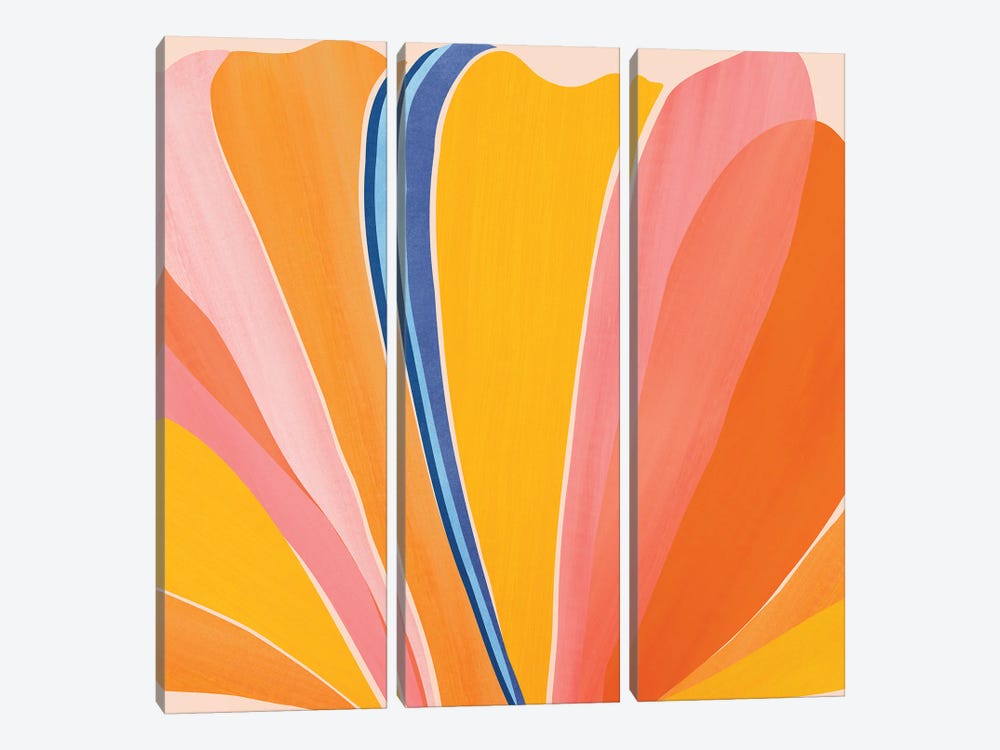 Bloom by Modern Tropical 3-piece Art Print
