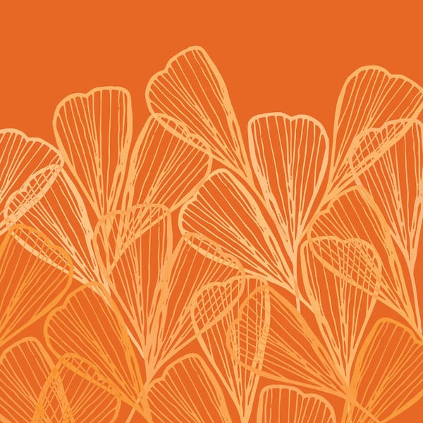 Tropical Décor: Coastal Orange Floral by Modern Tropical
