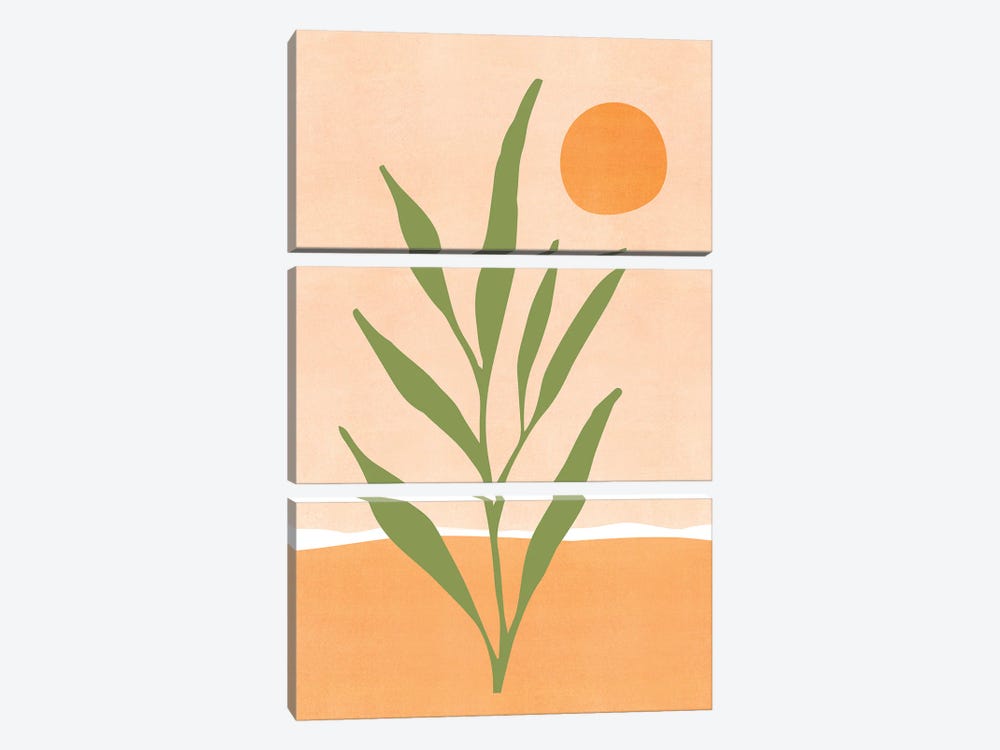Southwest Sunrise by Modern Tropical 3-piece Canvas Art Print