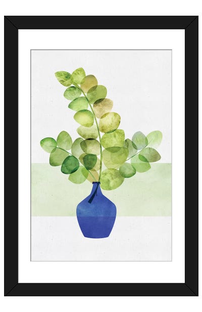 Eucalyptus Study Paper Art Print - Modern Tropical