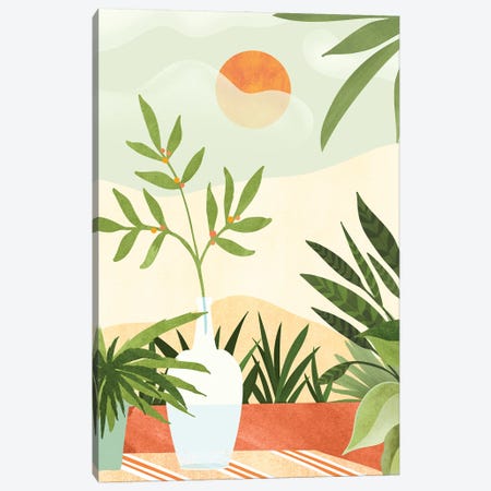 Bohemian Terrace Landscape Canvas Print #MTP251} by Modern Tropical Canvas Print
