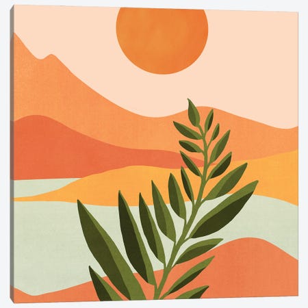 Western Mountain Landscape Canvas Print #MTP253} by Modern Tropical Canvas Print