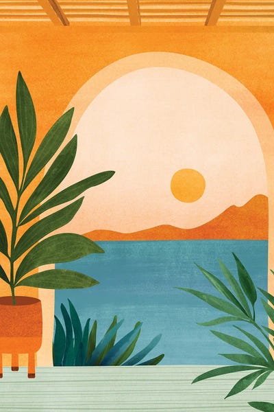 Refreshing Workspace: Riviera Villa View by Modern Tropical