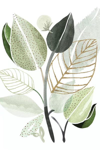 Forest Bouquet by Modern Tropical art print