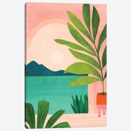 Summer Vacation Canvas Print #MTP264} by Modern Tropical Canvas Art Print