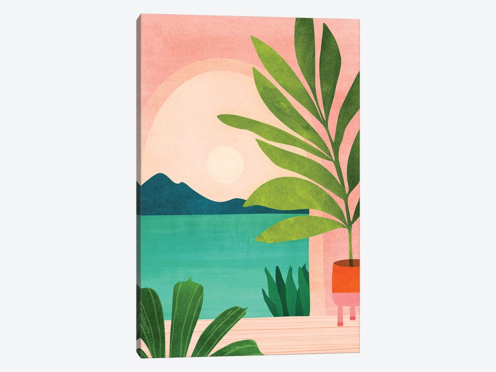 Summer Vacation by Modern Tropical 1-piece Canvas Art Print