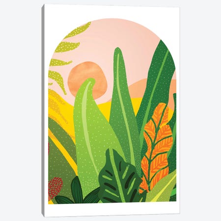 Tropical Sunrise Canvas Print #MTP267} by Modern Tropical Canvas Art Print