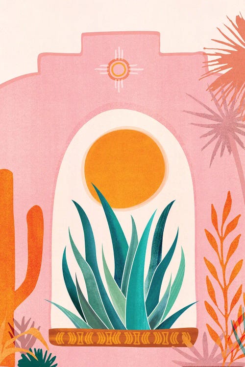 The Day Begins by Modern Tropical wall art