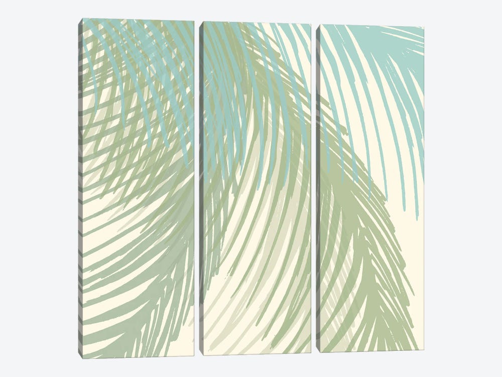 Coastal Palms by Modern Tropical 3-piece Art Print