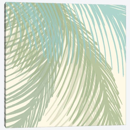Coastal Palms Canvas Print #MTP282} by Modern Tropical Canvas Artwork