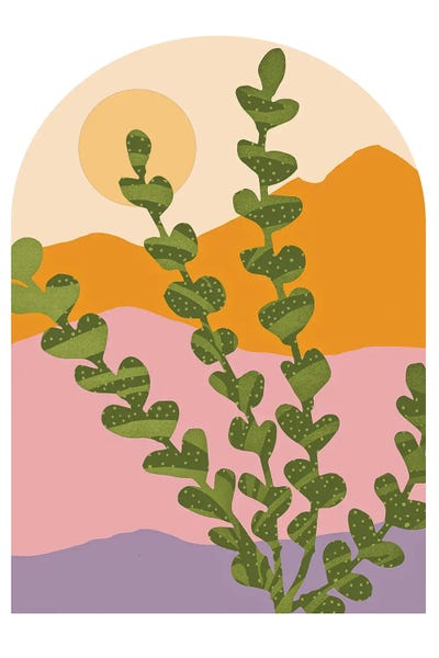 Eucalyptus: Summer Evening Mountains by Modern Tropical