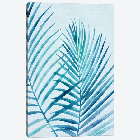 Tropical Blues Canvas Print #MTP287} by Modern Tropical Canvas Print