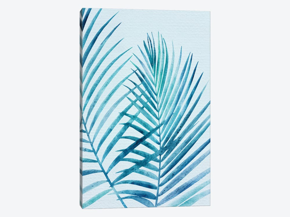 Tropical Blues by Modern Tropical 1-piece Canvas Art