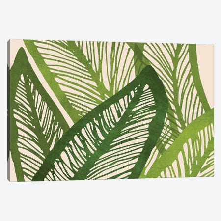 Green Tropics Canvas Print #MTP288} by Modern Tropical Canvas Art