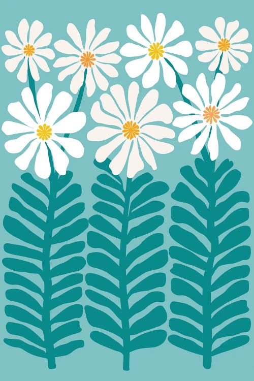 The Flower Garden by Modern Tropical wall art