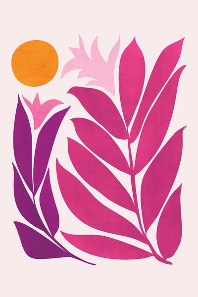 Solstice Sunset by Modern Tropical framed wall art