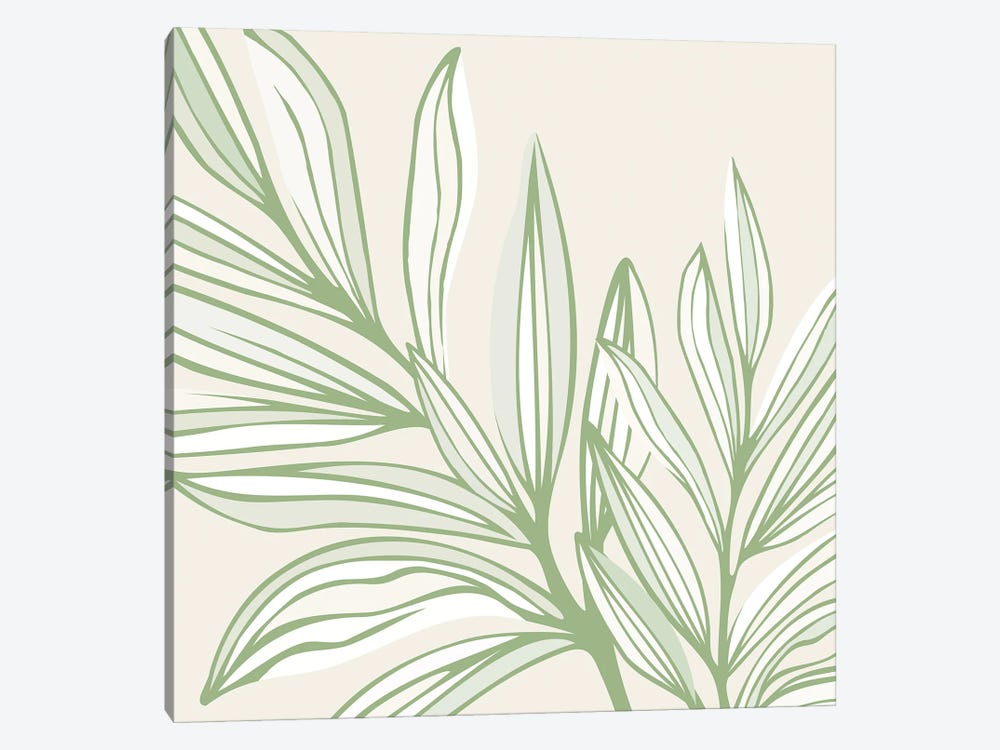 Wild Spring Meadow by Modern Tropical 1-piece Canvas Art Print
