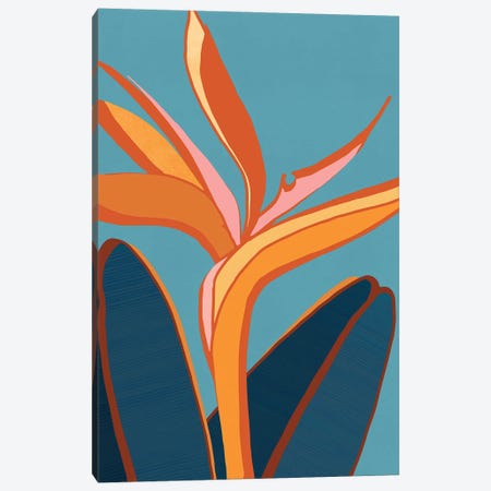 Tropical Bird Of Paradise Canvas Print #MTP320} by Modern Tropical Canvas Print