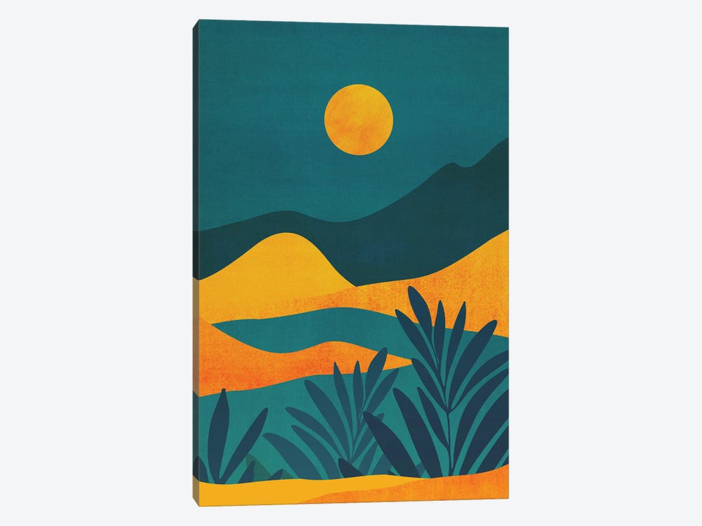 Moonrise Canyon by Modern Tropical 1-piece Art Print