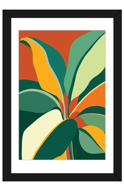 Cowboy Plant Paper Art Print - Modern Tropical