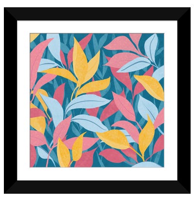 Mystic Rainforest Paper Art Print - Modern Tropical