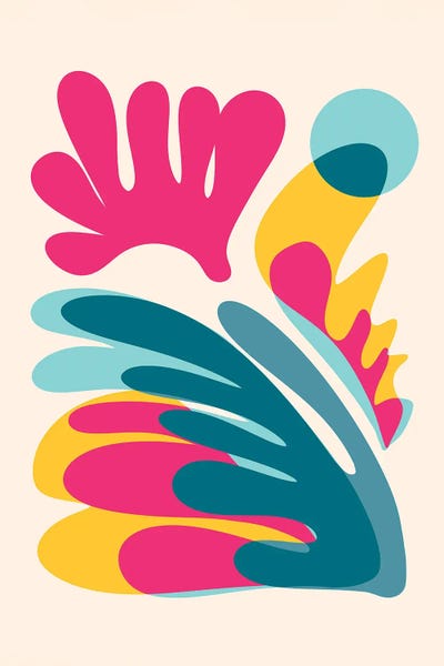 Splash by Modern Tropical framed wall art