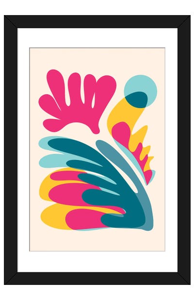 Splash Paper Art Print - Modern Tropical