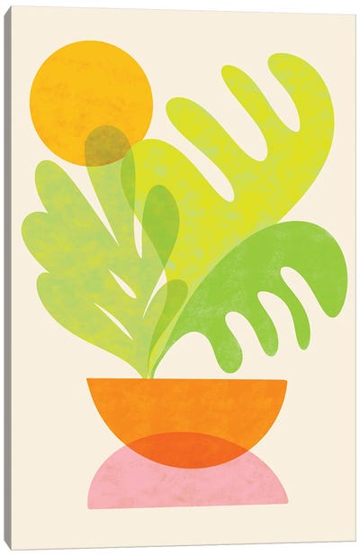 Salad Stack Canvas Art Print - Modern Tropical