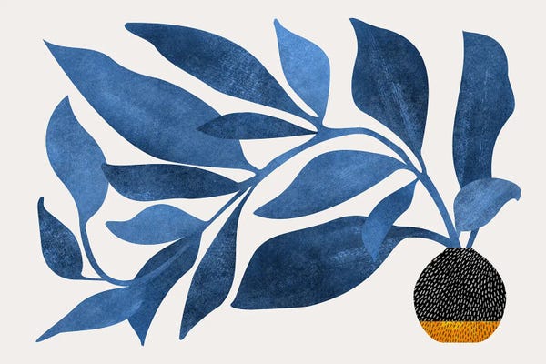 Modern Tropical: Indigo Ivy by Modern Tropical