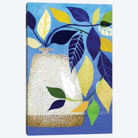 Ivy And Blue Sky I Canvas Print #MTP34} by Modern Tropical Canvas Wall Art