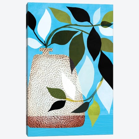 Ivy And Blue Sky II Canvas Print #MTP35} by Modern Tropical Canvas Artwork