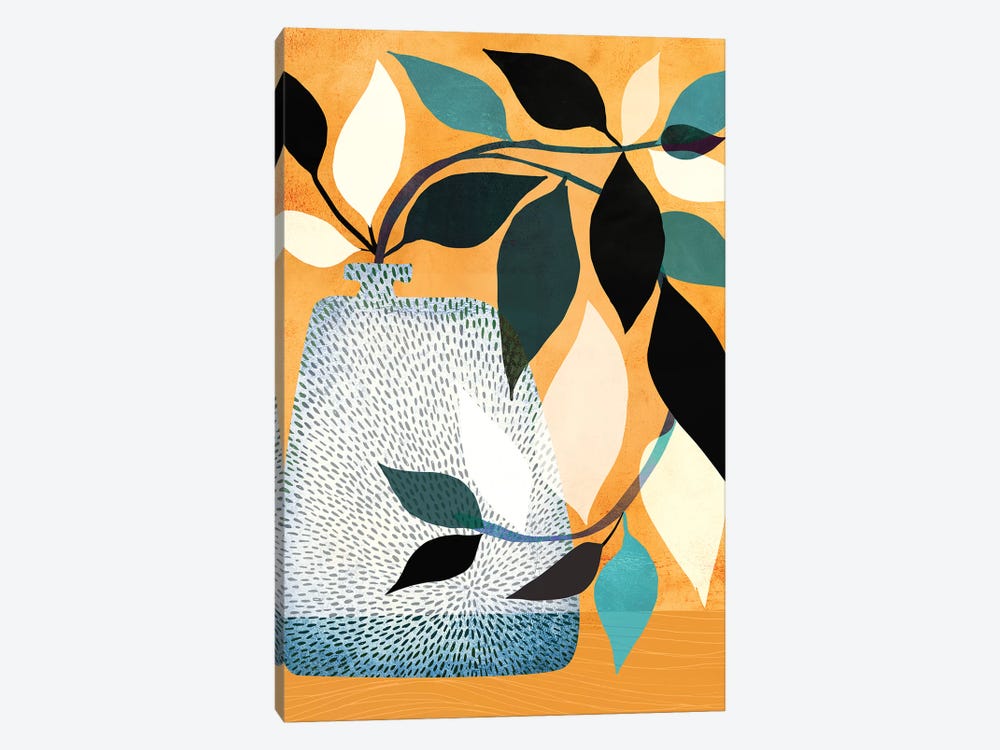 Ivy In The Courtyard by Modern Tropical 1-piece Canvas Art Print