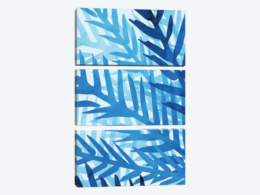 Jungle Palm by Modern Tropical 3-piece Canvas Art