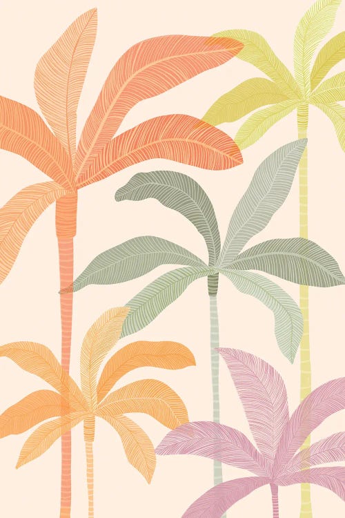 Palm Grove by Modern Tropical wall art
