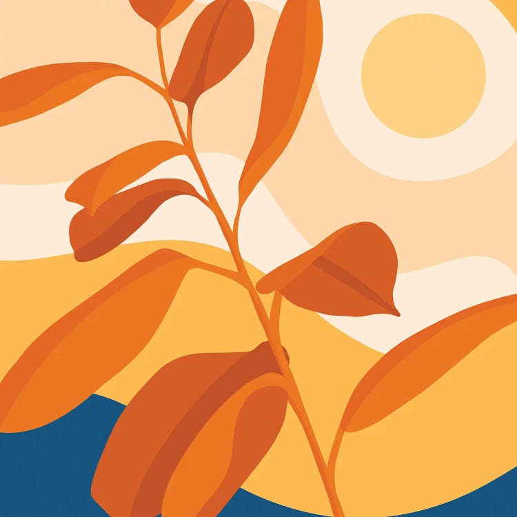 Beach Dunes With Sea Oats
