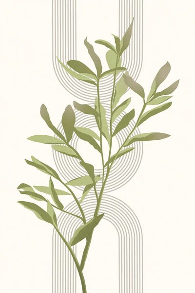 Modern Tropical - Framed Fine Art Prints: Modern Minimal Botanical by Modern Tropical