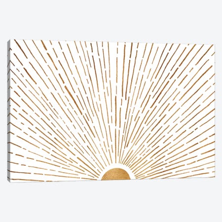 Let The Sunshine In Canvas Print #MTP39} by Modern Tropical Canvas Print