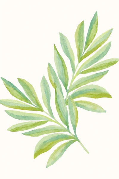 Modern Tropical - Framed Fine Art Prints: Watercolor Palm Fronds by Modern Tropical