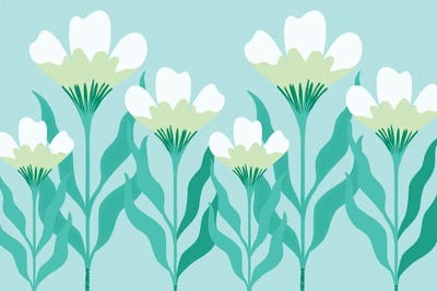 All Purples - Canvas Prints: Modern Flower Garden by Modern Tropical