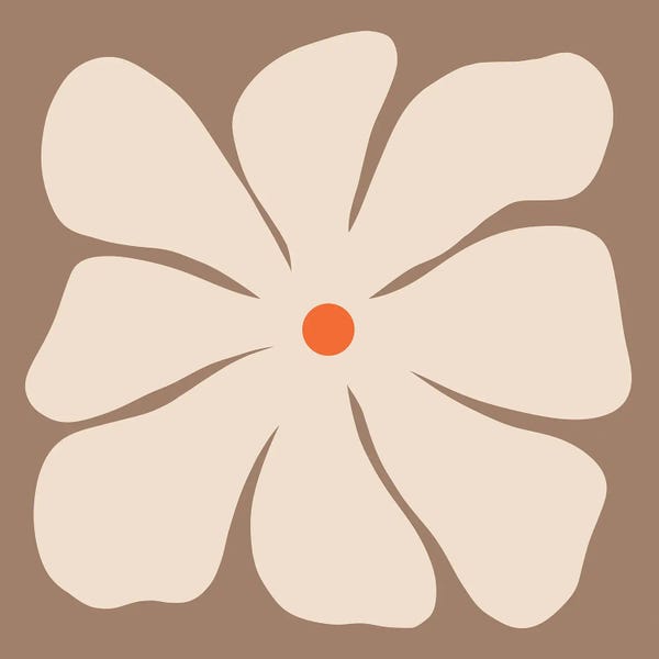 Modern Tropical: Modern Abstract Flower by Modern Tropical