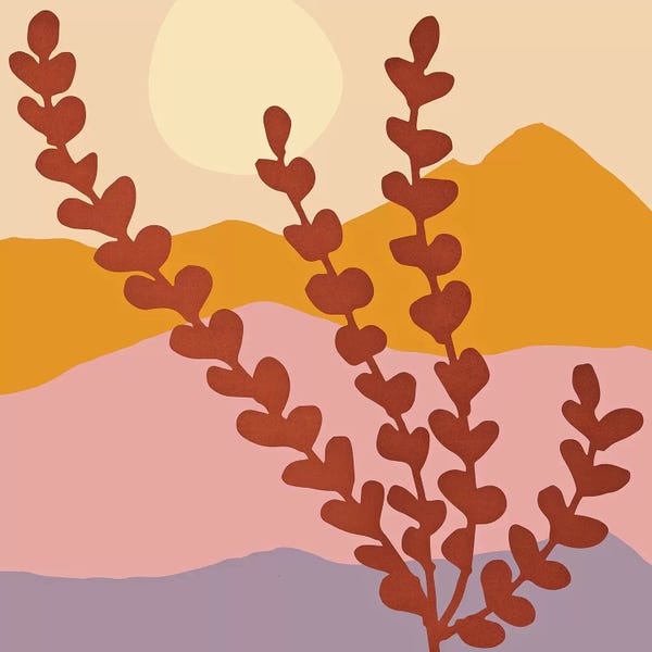 Minimalist Bohemian Decor: Mountain View by Modern Tropical